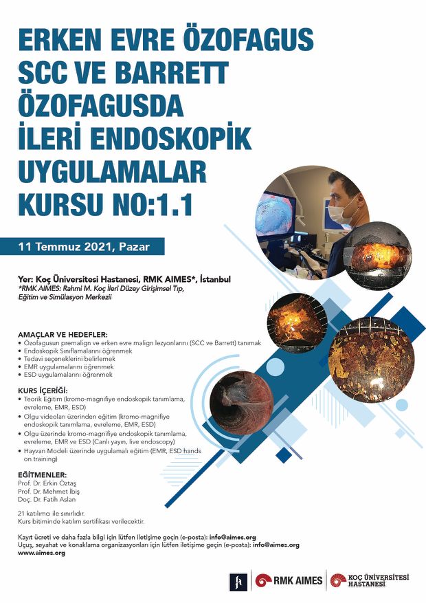 AGİEC-in fəxri sədri Prof.Fatih Alsanın, Türkiyə Cumhuriyyəti, İstanbul şəhəri Koç Universutetində 1-ci irəli endoskopiya günləri çərçivəsində keçirdiyi təlim  